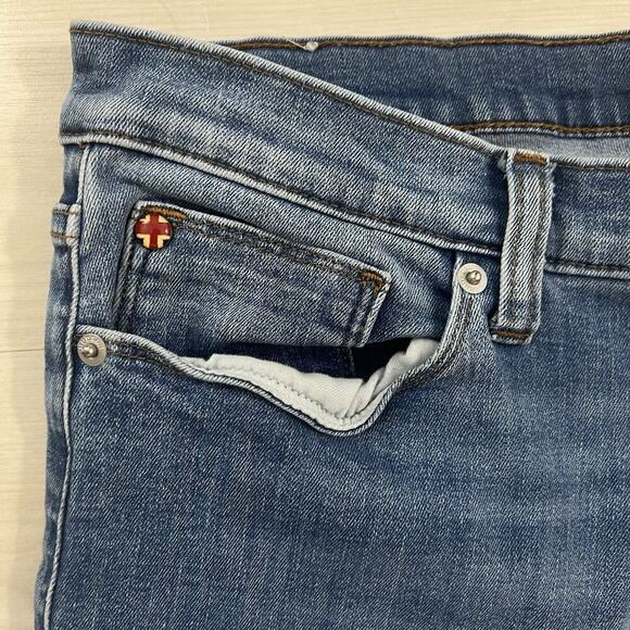 Hudson Jeans Size 31 Natalie Mid Rise Super Skinny Med Wash Blue - Picture 3 of 10